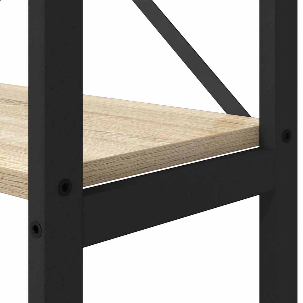 Polica Sonoma hrast 40 x 30 x 155 cm Konstruirano drvo