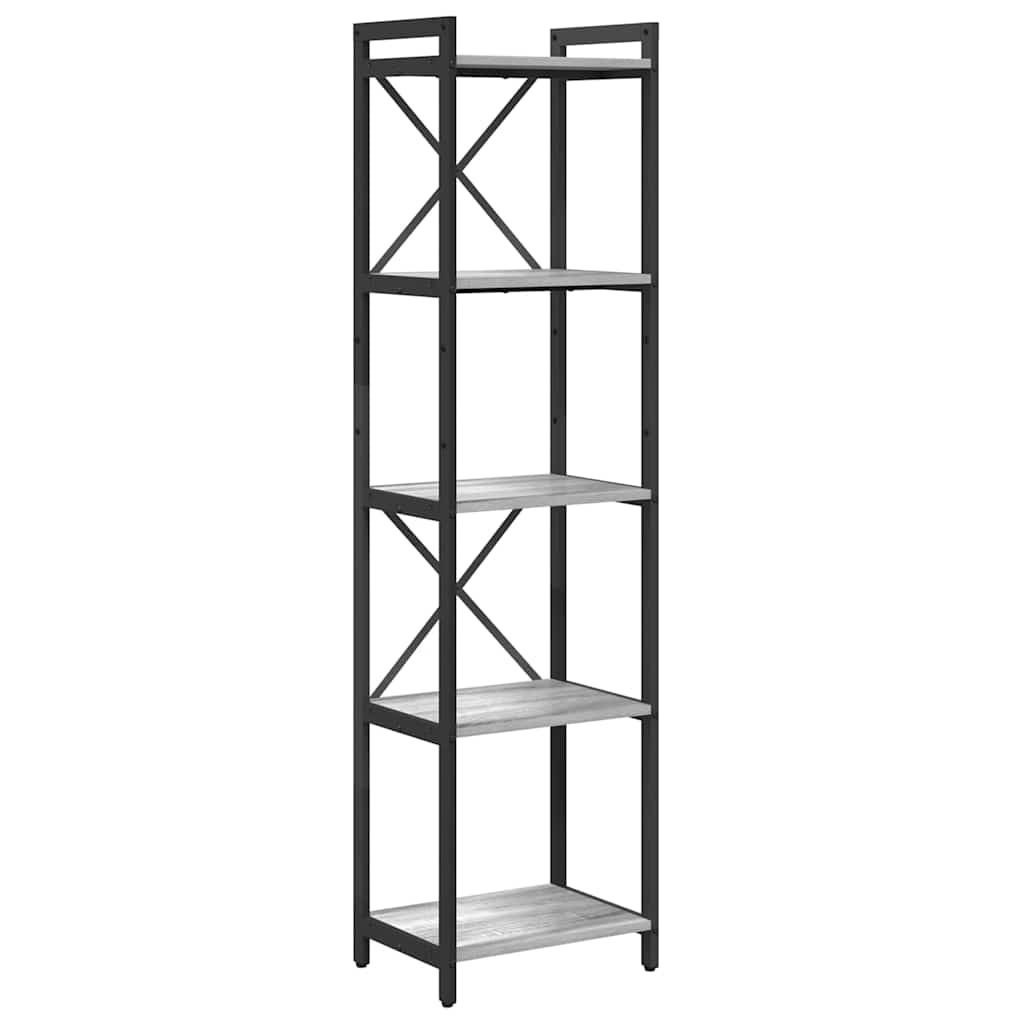 Polica Sivi hrast sonoma 40 x 30 x 155 cm Konstruirano drvo