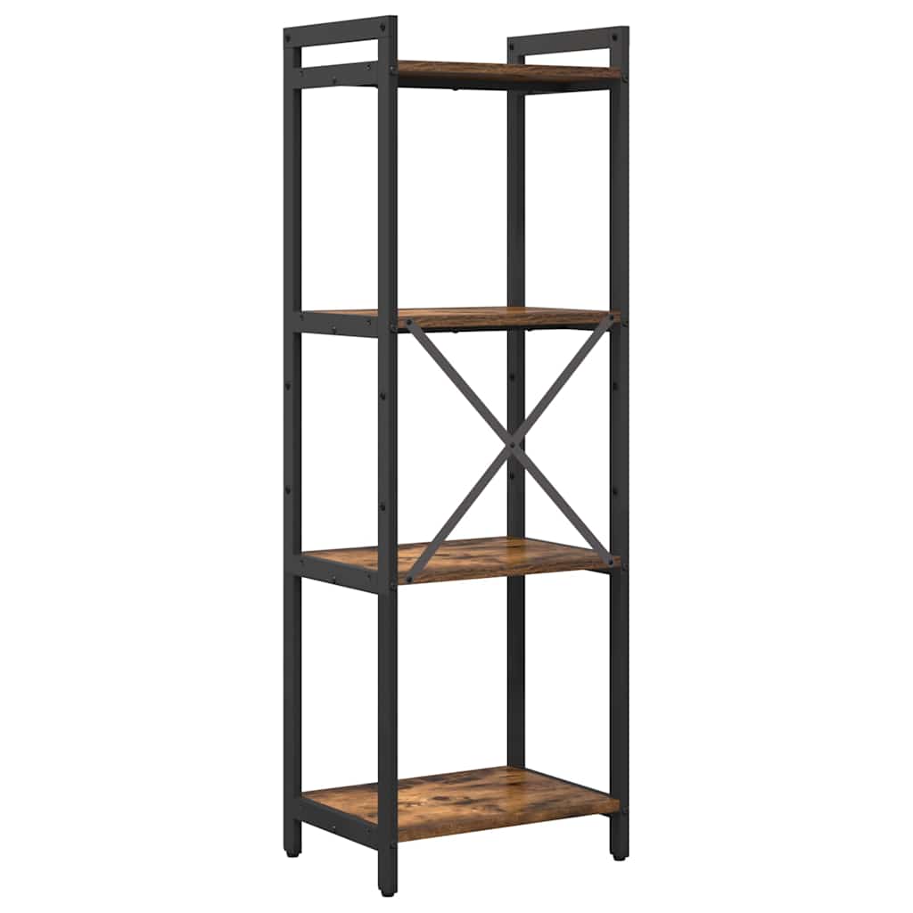 Polica Dimljeni hrast 40 x 30 x 119 cm Konstruirano drvo