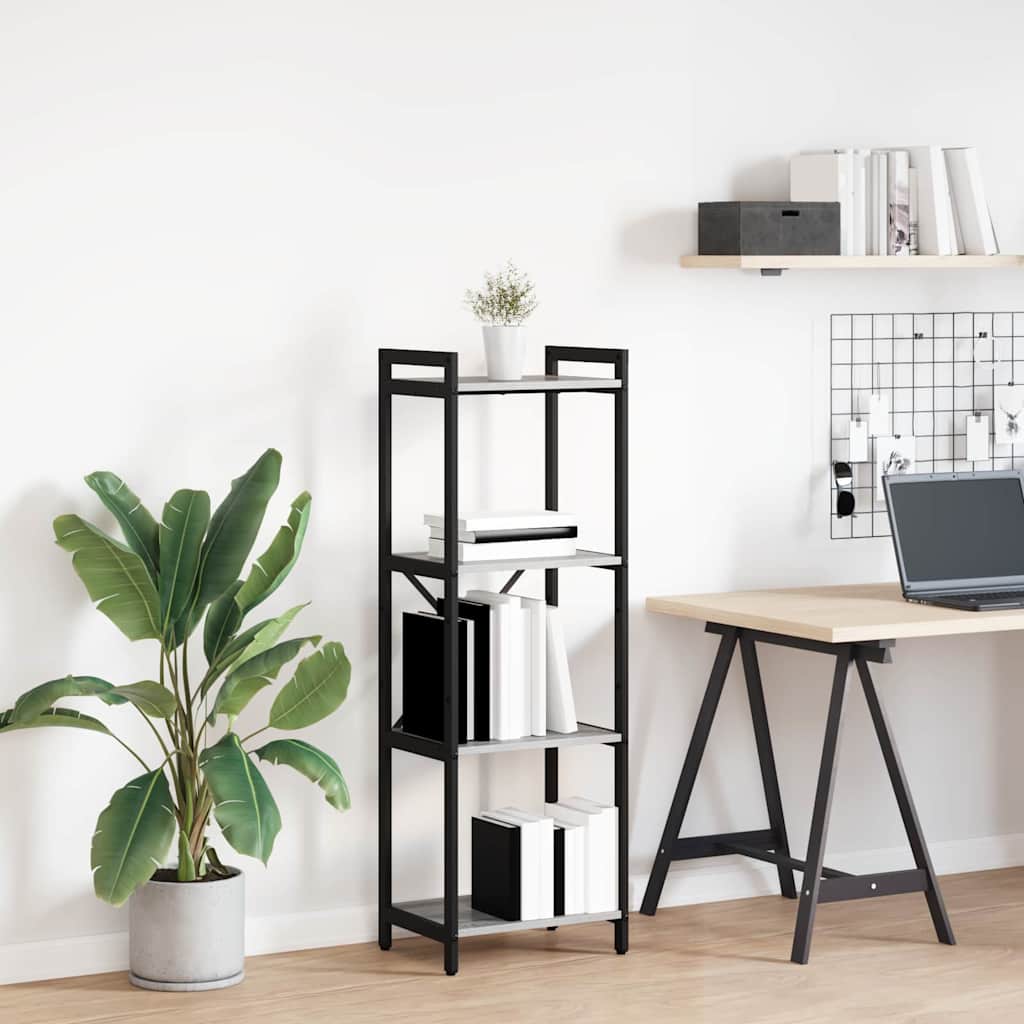 Polica Sivi hrast sonoma 40 x 30 x 119 cm Konstruirano drvo