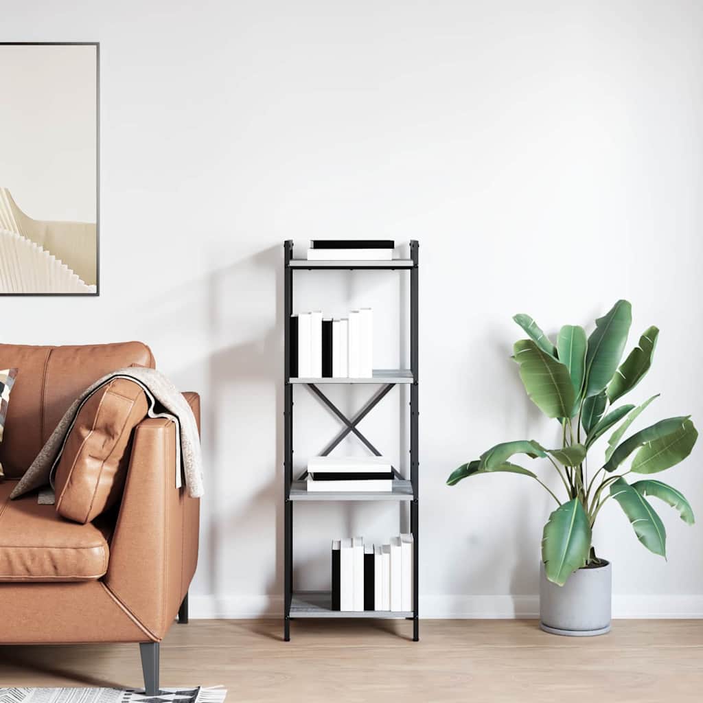 Polica Sivi hrast sonoma 40 x 30 x 119 cm Konstruirano drvo