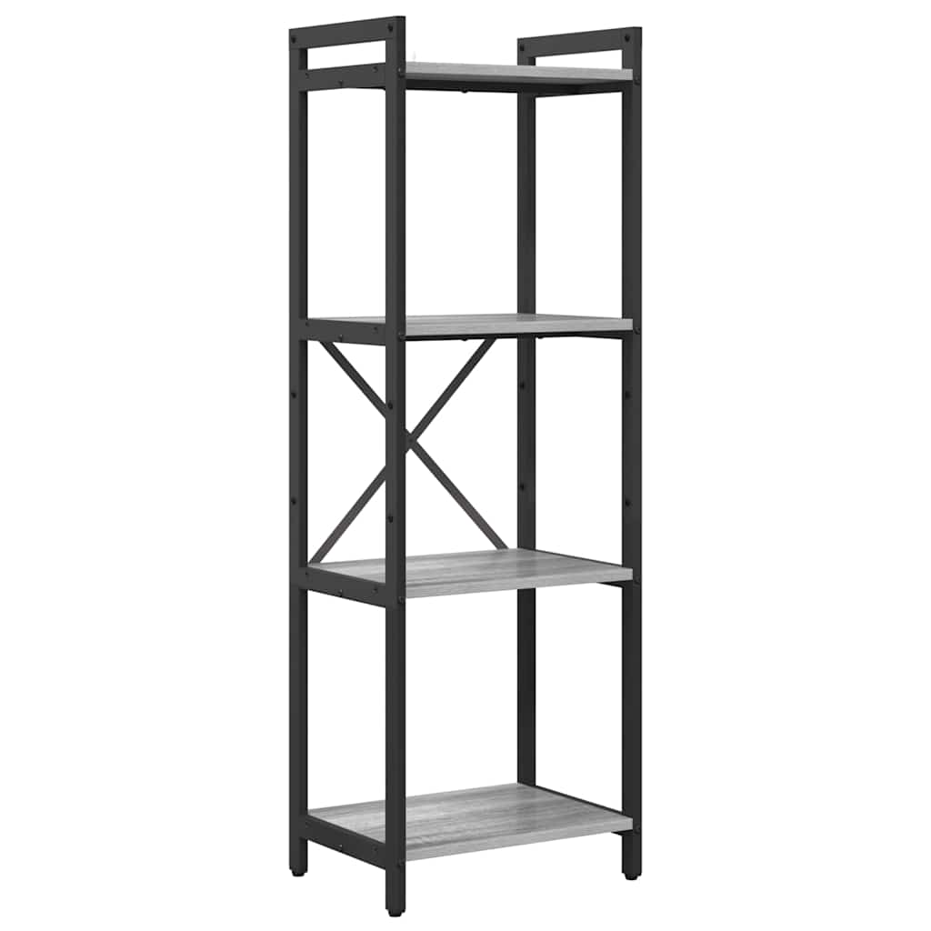 Polica Sivi hrast sonoma 40 x 30 x 119 cm Konstruirano drvo