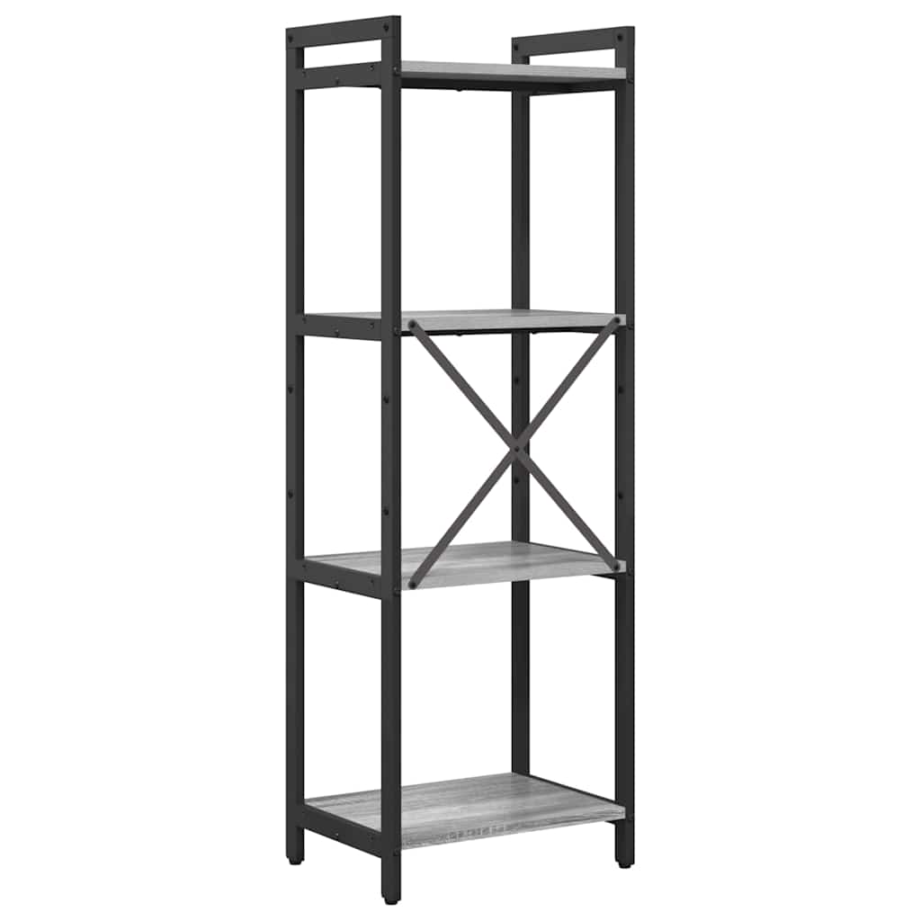 Polica Sivi hrast sonoma 40 x 30 x 119 cm Konstruirano drvo