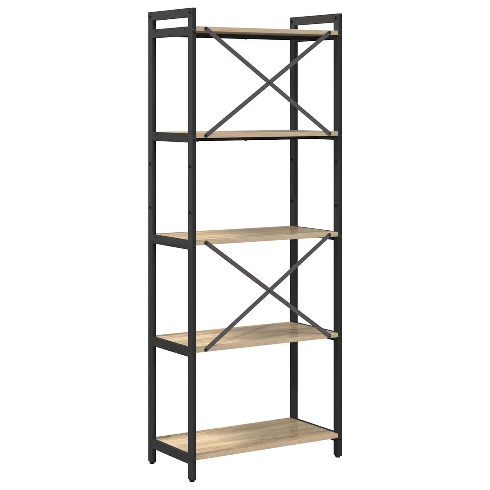 Polica Sonoma hrast 60 x 30 x 155 cm Konstruirano drvo