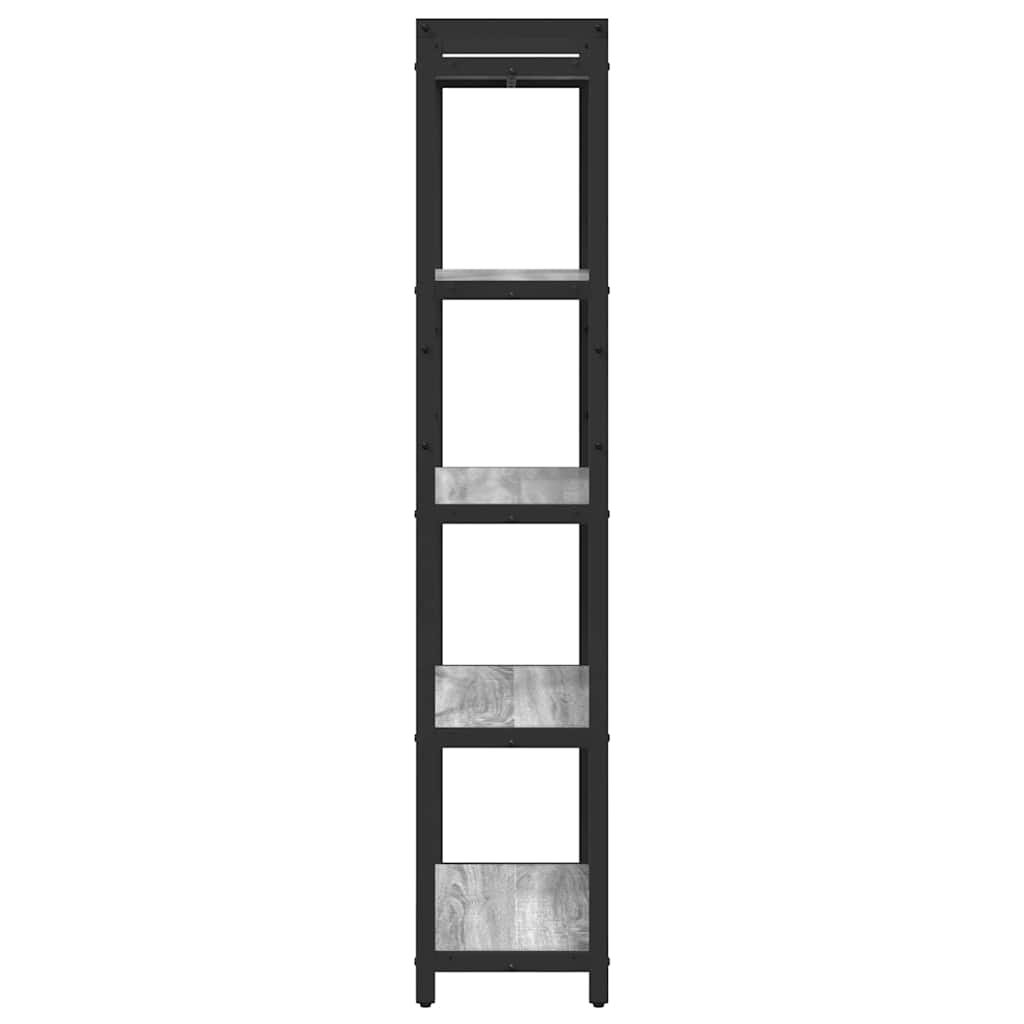 Polica Sivi hrast sonoma 60 x 30 x 155 cm Konstruirano drvo