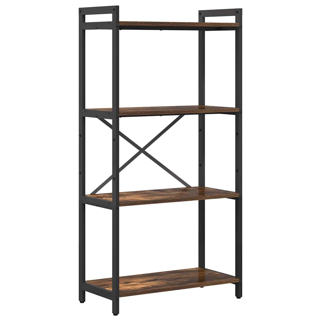 Polica Dimljeni hrast 60 x 30 x 120 cm Konstruirano drvo