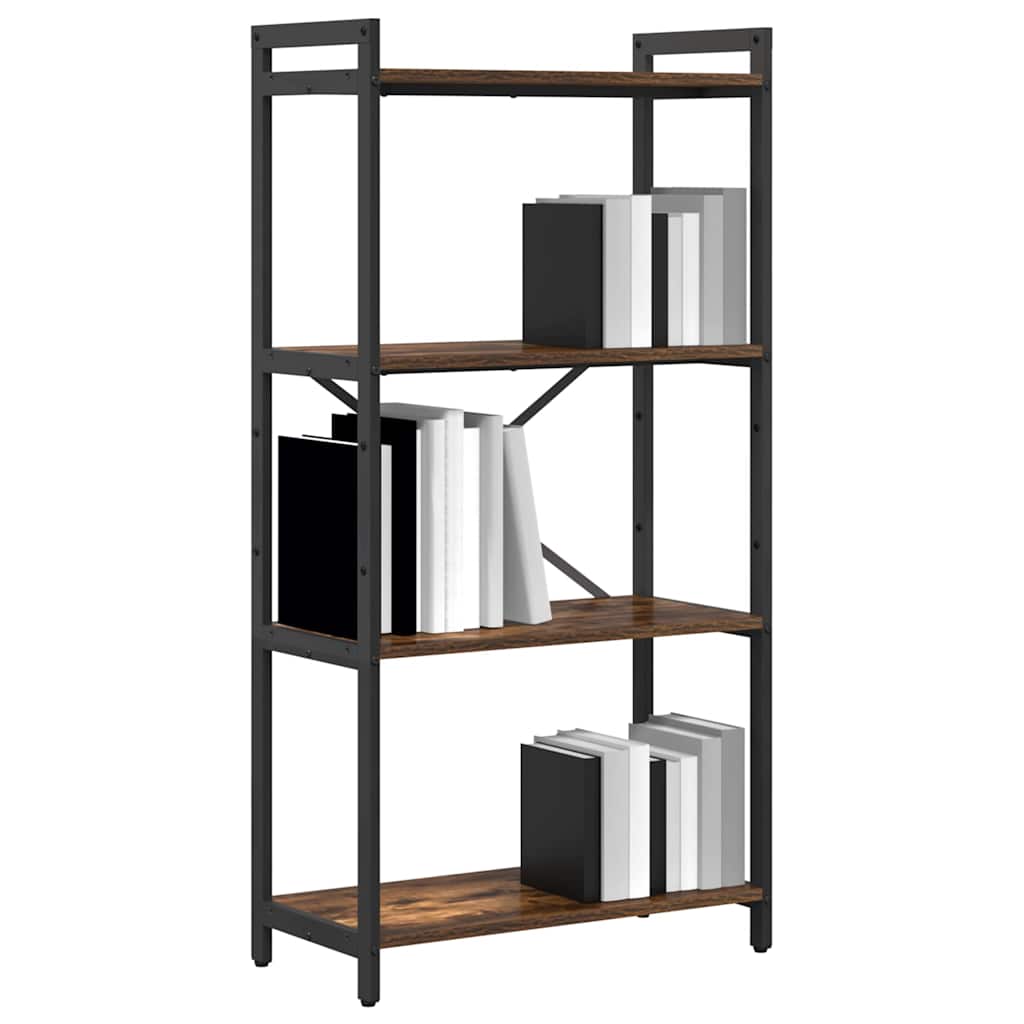 Polica Dimljeni hrast 60 x 30 x 120 cm Konstruirano drvo