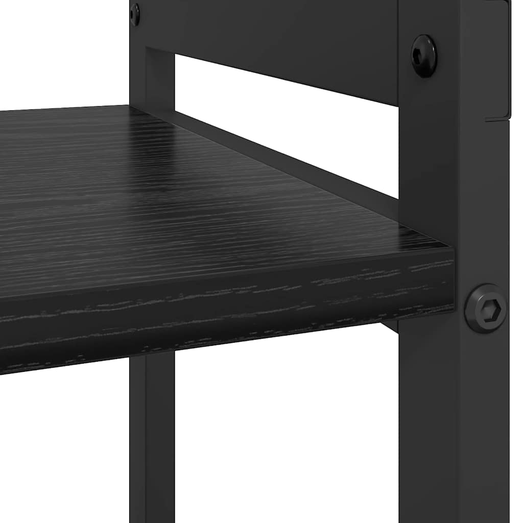 Polica Crni hrast 60 x 30 x 85 cm Konstruirano drvo