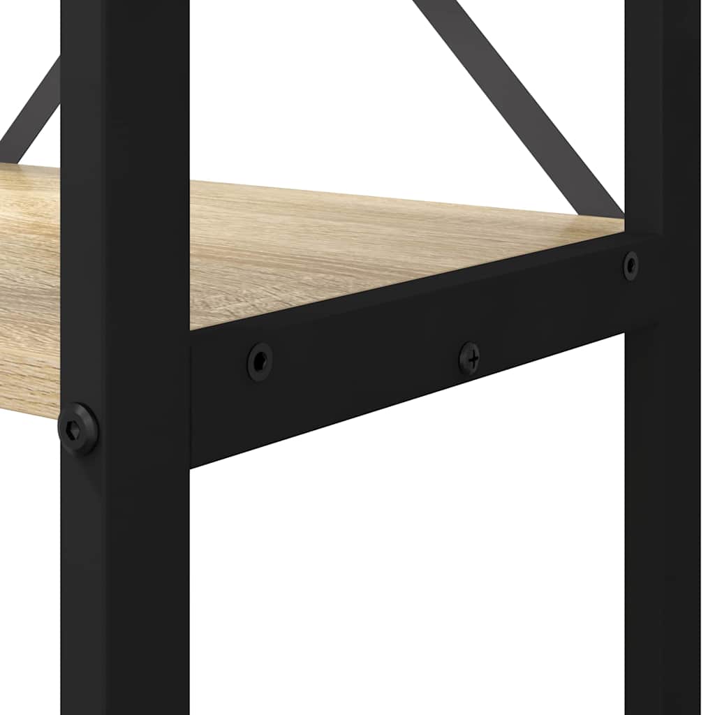 Polica Sonoma hrast 80 x 30 x 189,5 cm Konstruirano drvo