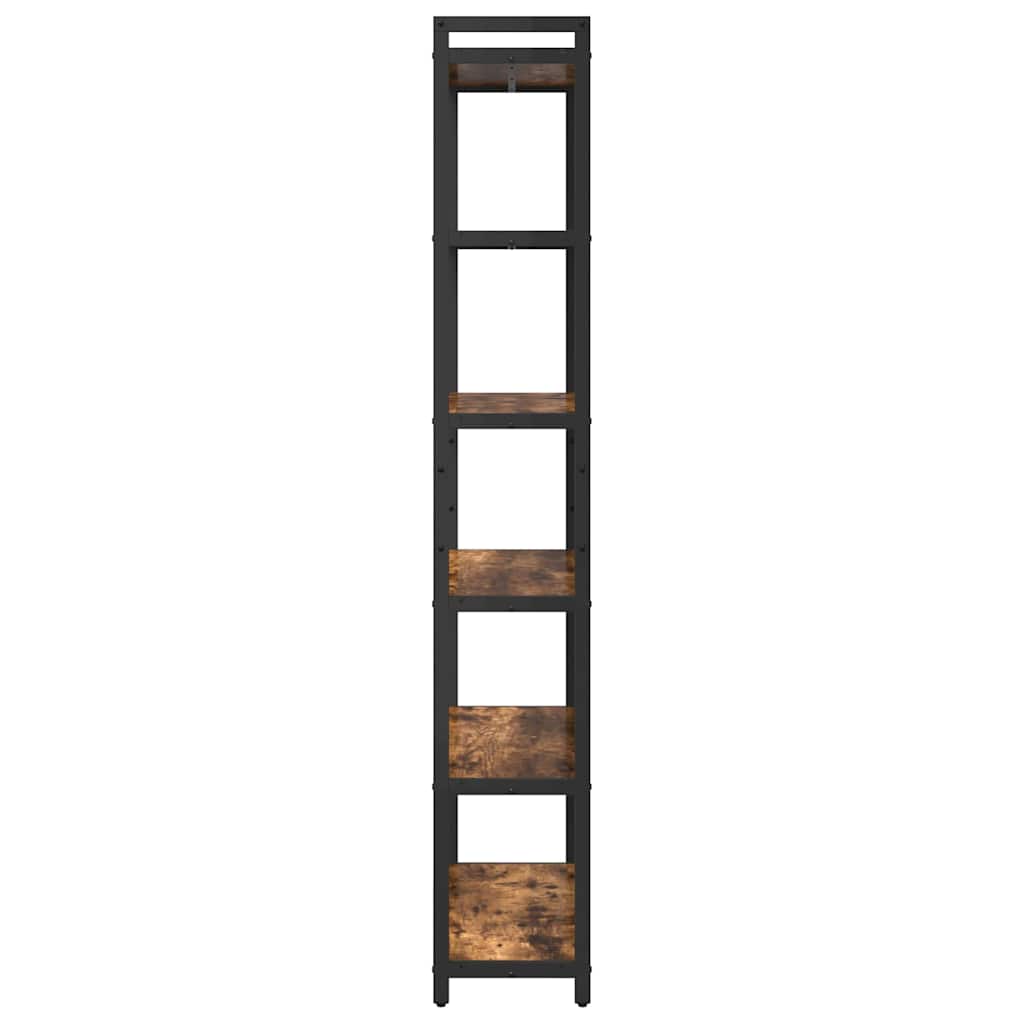 Polica Dimljeni hrast 80 x 30 x 189,5 cm Konstruirano drvo