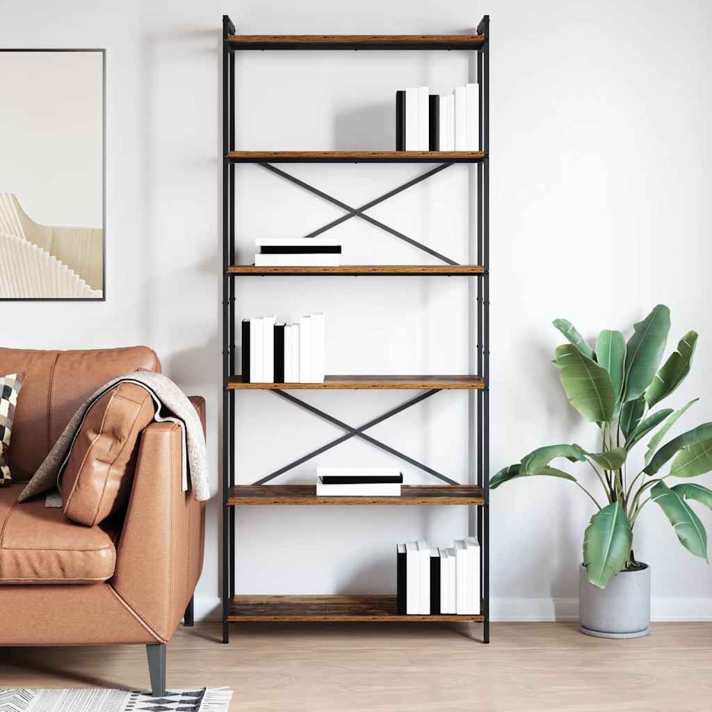 Polica Staro drvo 80 x 30 x 189,5 cm Konstruirano drvo