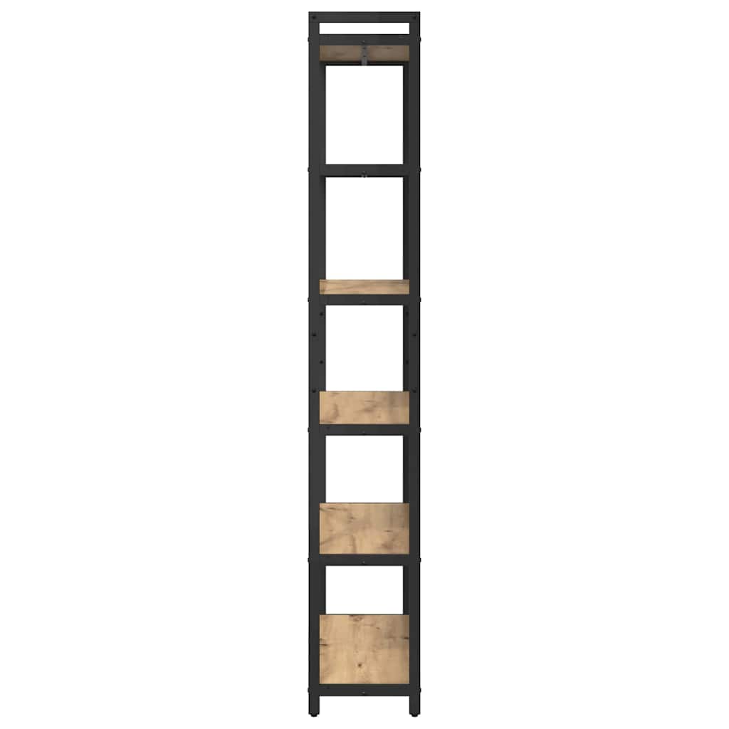 Polica Umjetnički hrast 80 x 30 x 189,5 cm Konstruirano drvo
