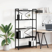 Polica Crni hrast 80 x 30 x 155 cm Konstruirano drvo