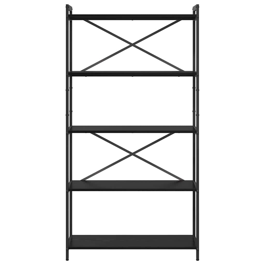 Polica Crni hrast 80 x 30 x 155 cm Konstruirano drvo