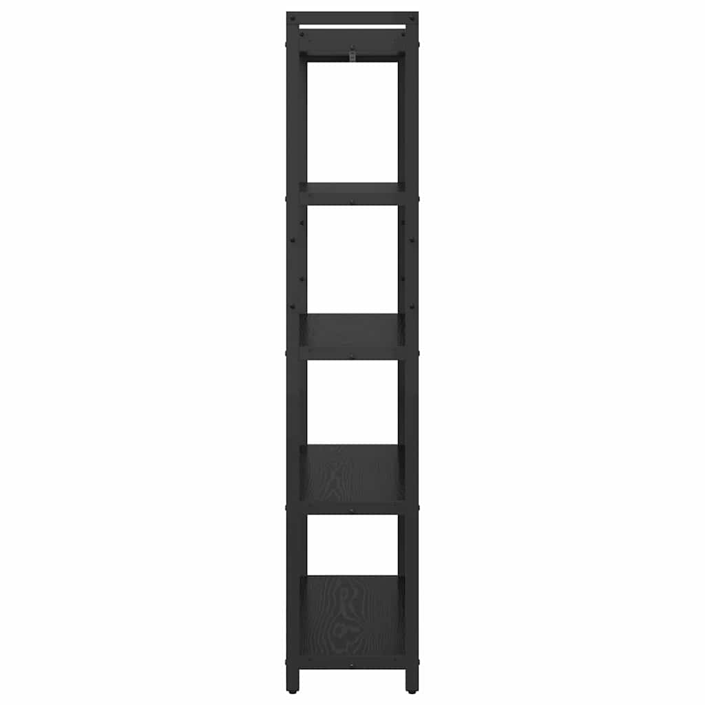 Polica Crni hrast 80 x 30 x 155 cm Konstruirano drvo