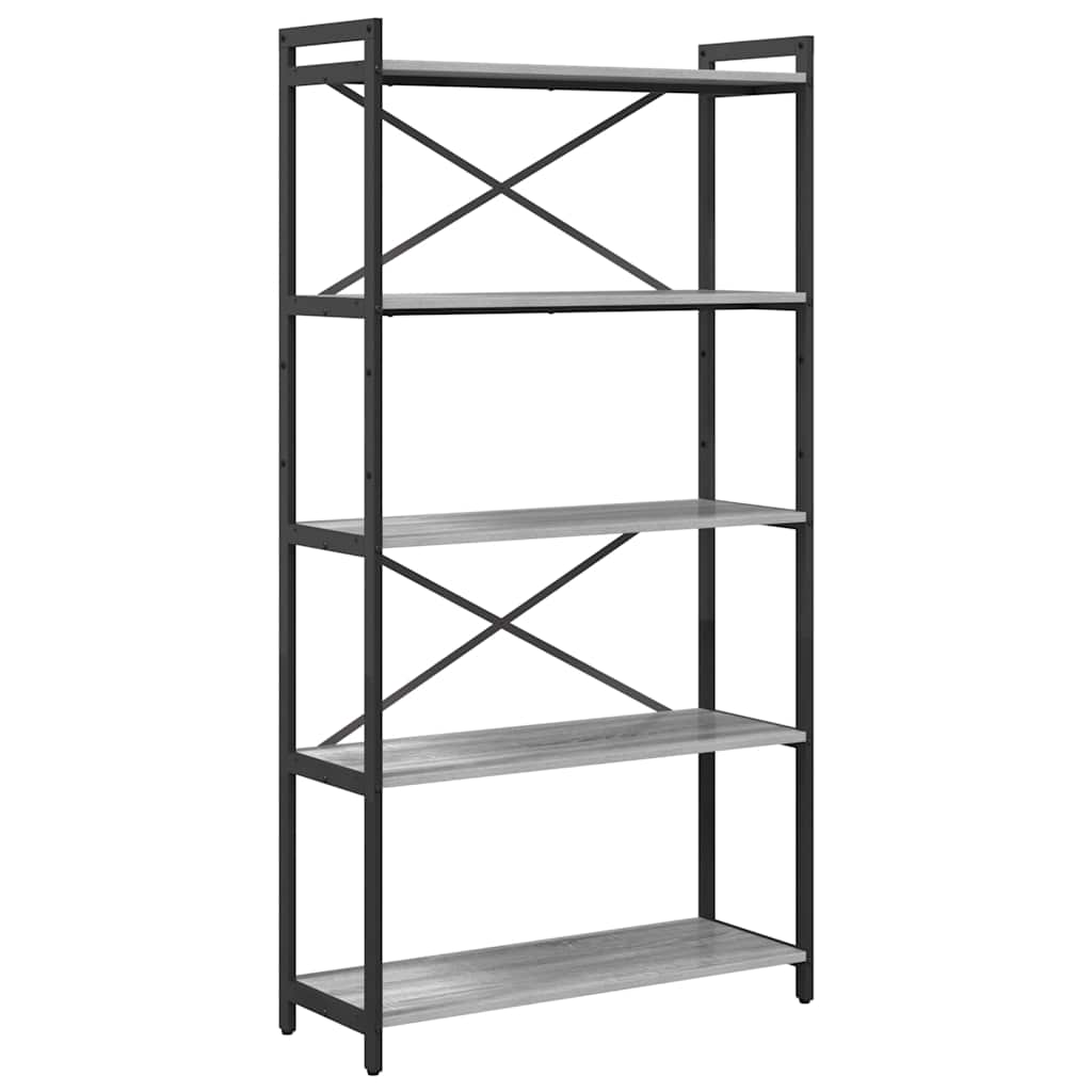 Polica Sivi hrast sonoma 80 x 30 x 155 cm Konstruirano drvo