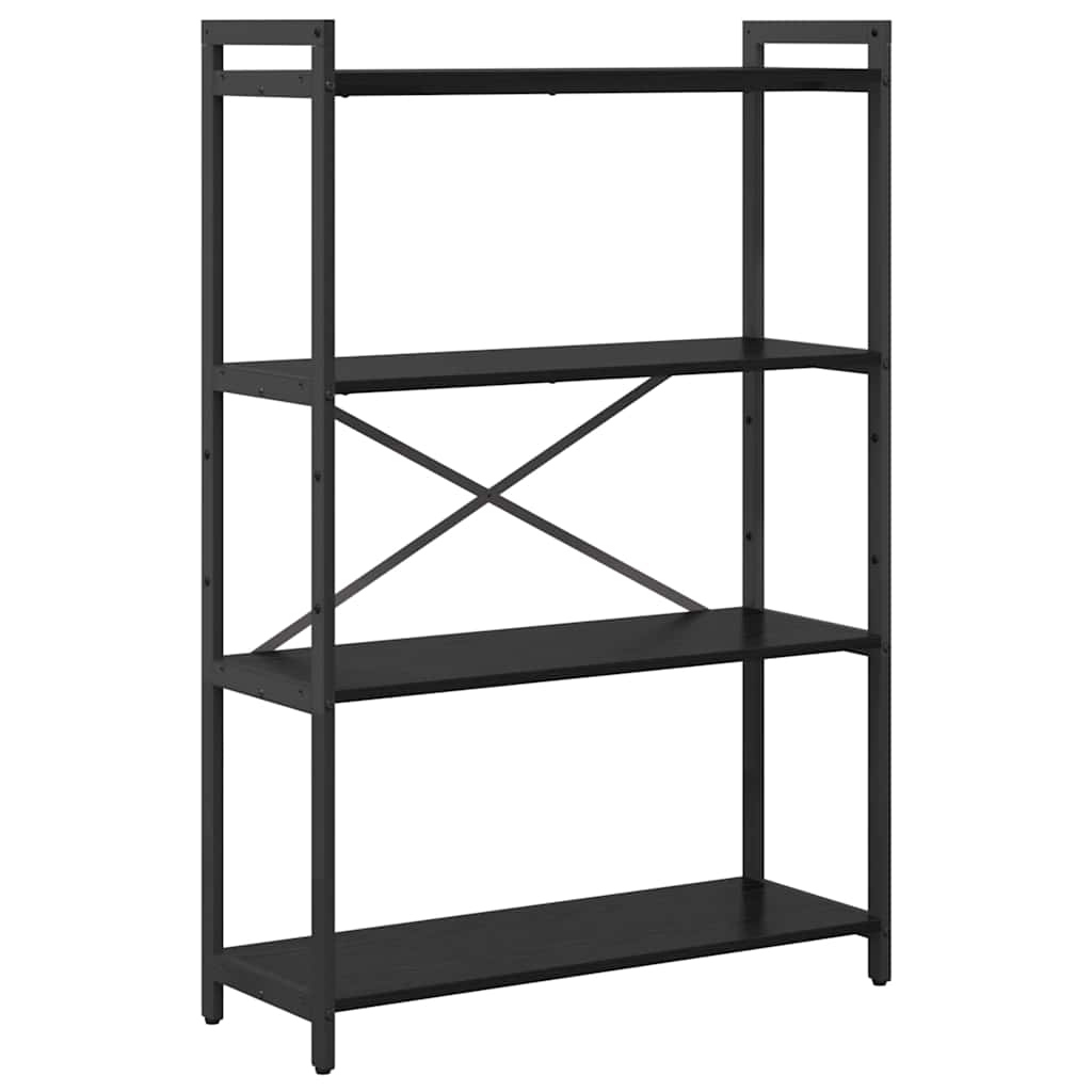 Polica Crni hrast 80 x 30 x 120 cm Konstruirano drvo