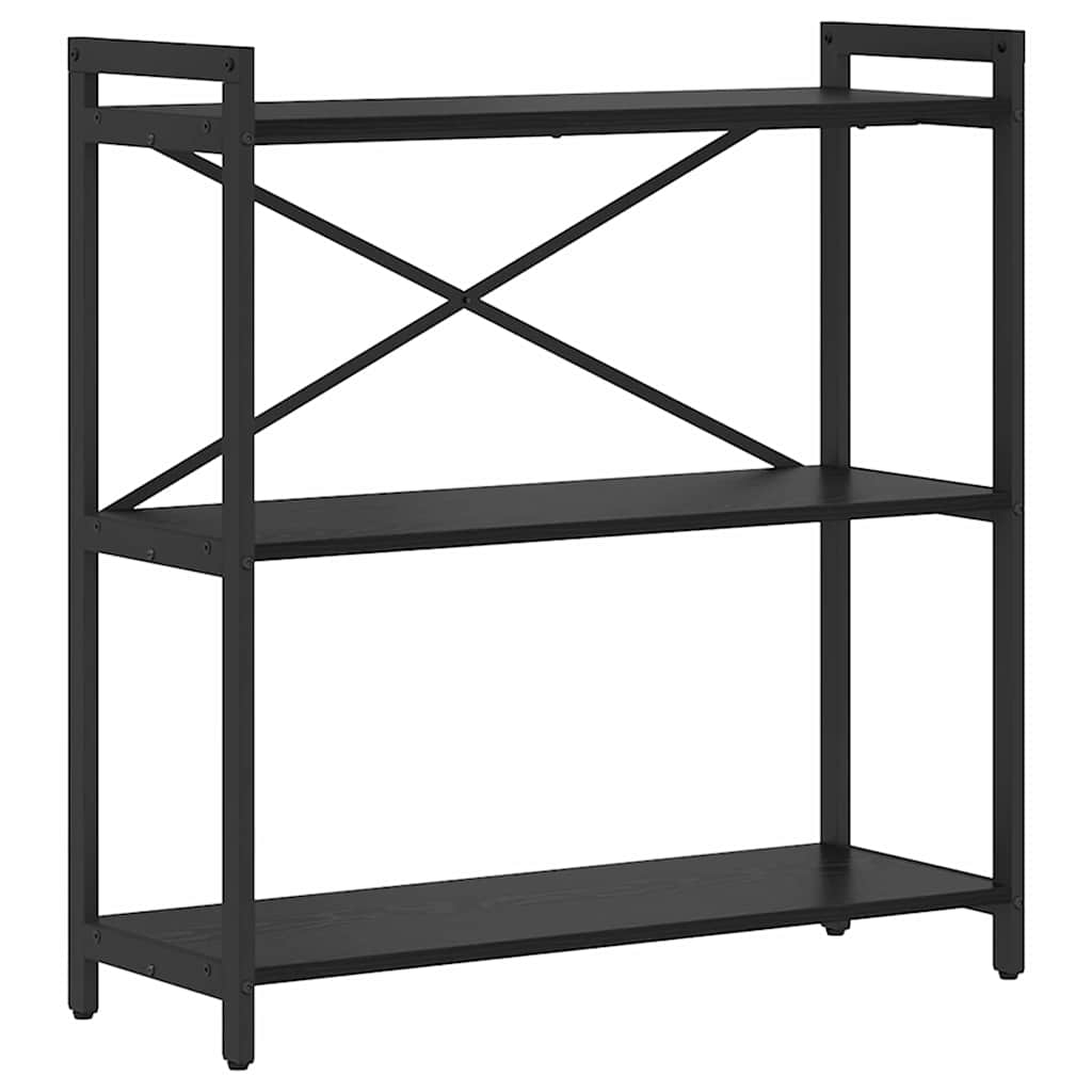 Polica Crni hrast 80 x 30 x 85 cm Konstruirano drvo