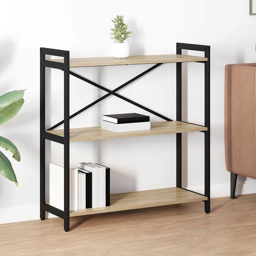 Polica Sonoma hrast 80 x 30 x 85 cm Konstruirano drvo
