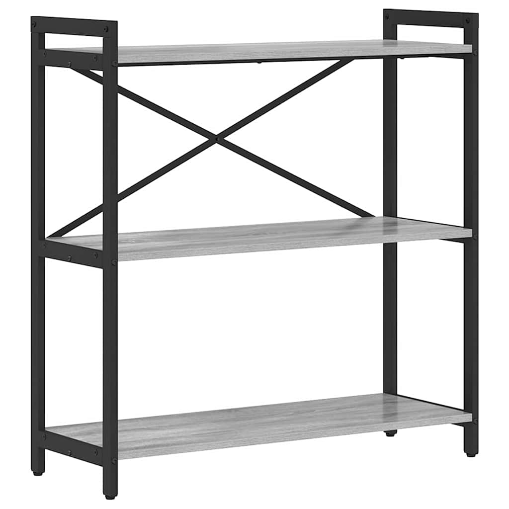 Polica Sivi hrast sonoma 80 x 30 x 85 cm Konstruirano drvo