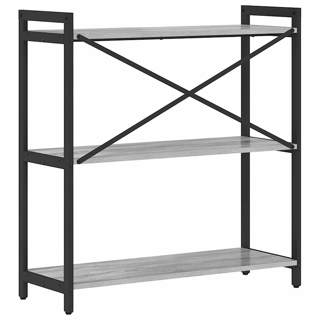 Polica Sivi hrast sonoma 80 x 30 x 85 cm Konstruirano drvo
