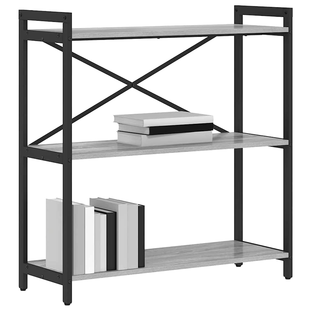 Polica Sivi hrast sonoma 80 x 30 x 85 cm Konstruirano drvo