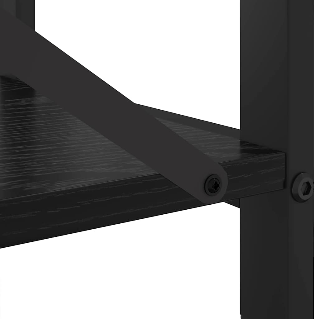 Polica Crni hrast 80 x 30 x 50 cm Konstruirano drvo