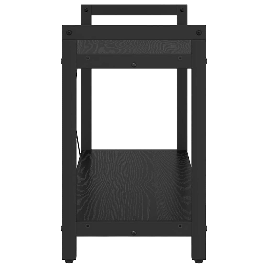 Polica Crni hrast 80 x 30 x 50 cm Konstruirano drvo