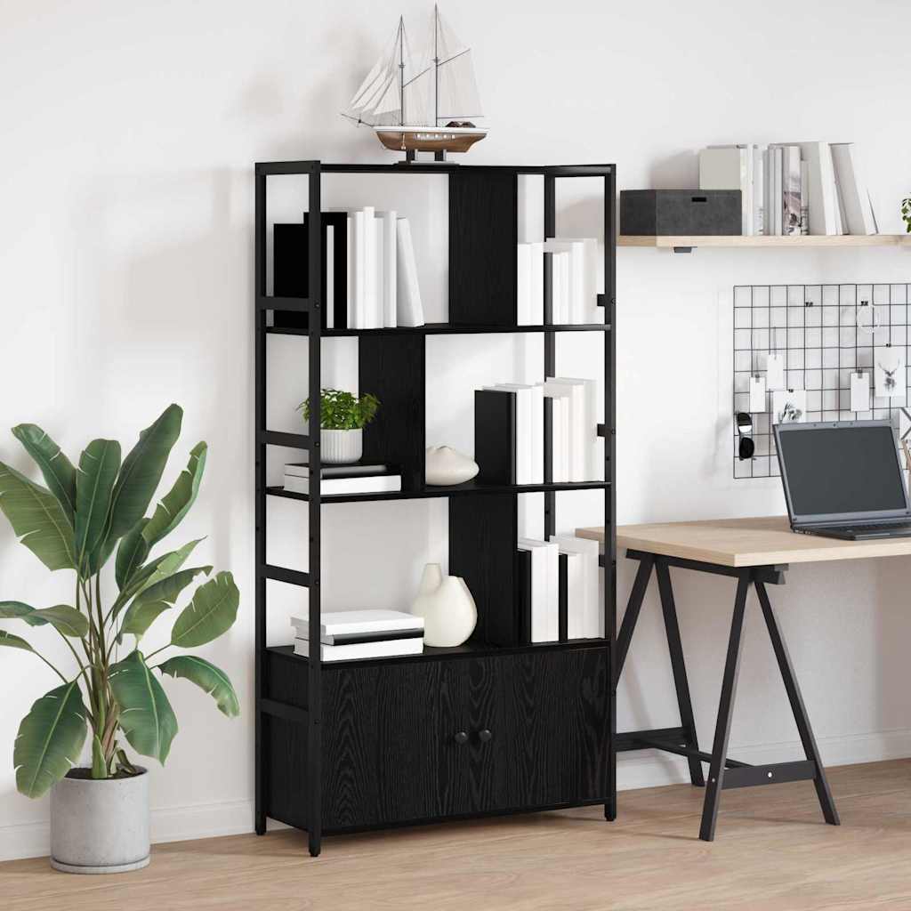 Polica Crni hrast 80 x 30 x 155,5 cm Konstruirano drvo