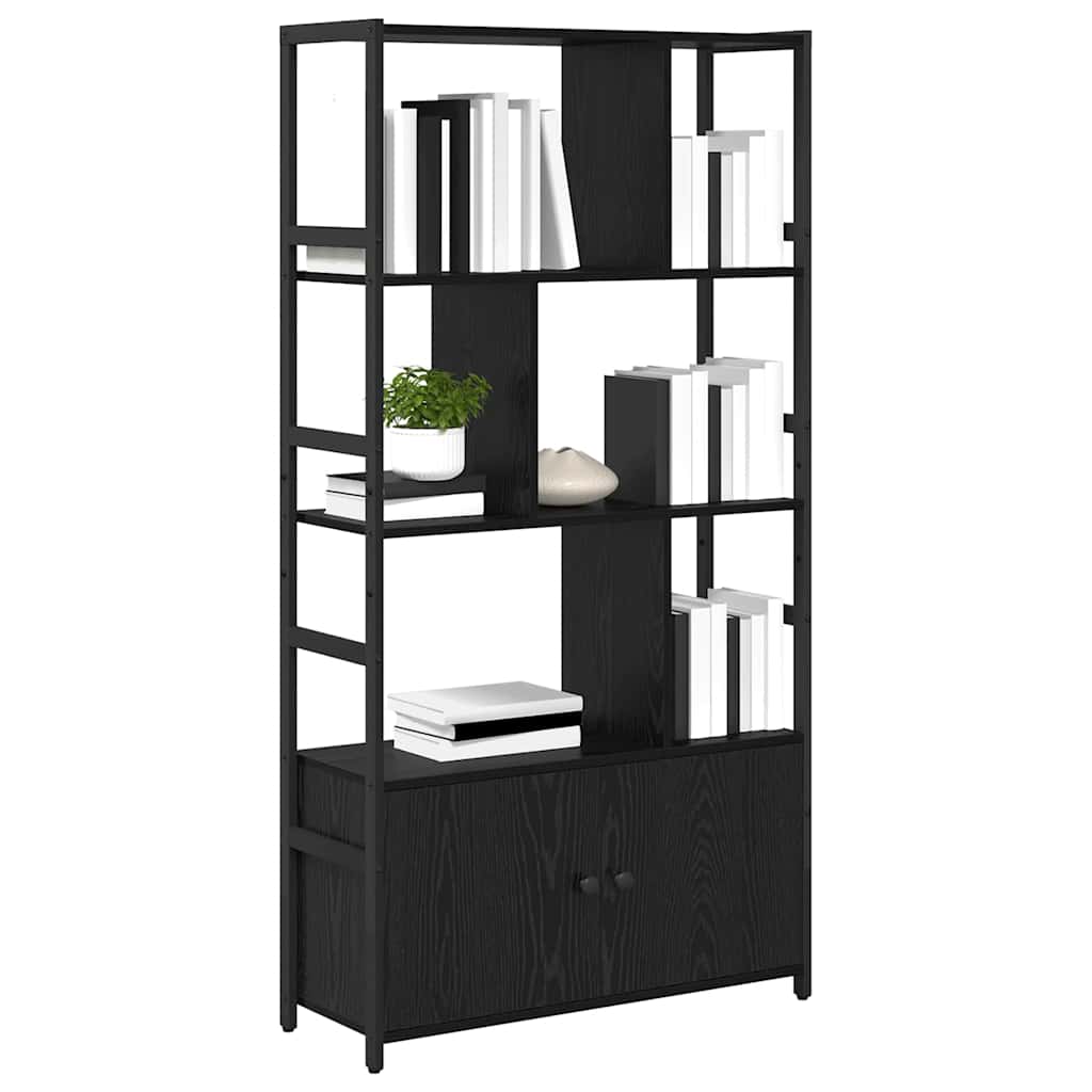 Polica Crni hrast 80 x 30 x 155,5 cm Konstruirano drvo