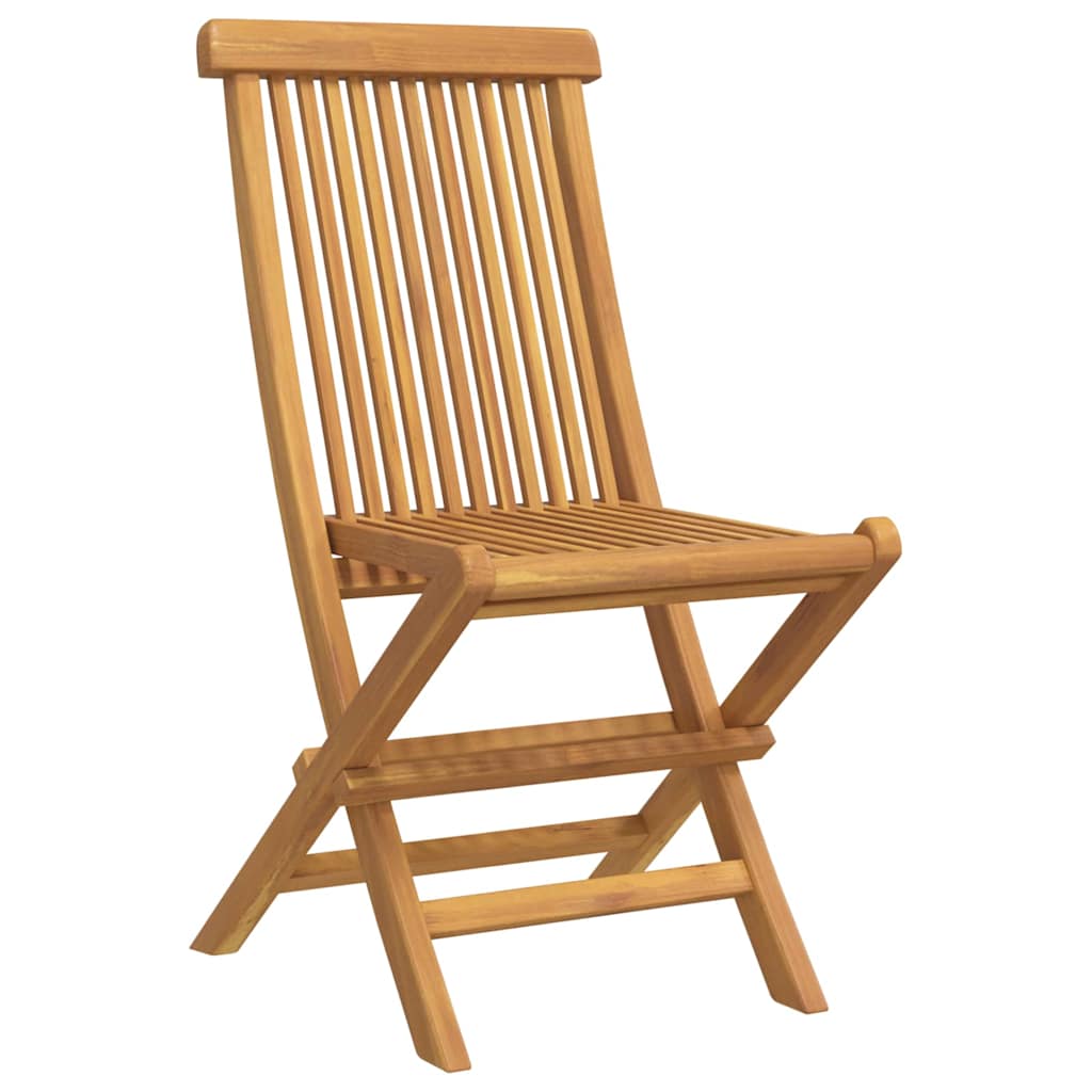 Vrtni set za objed 7 pcs Smeđa Čvrsto teak drvo