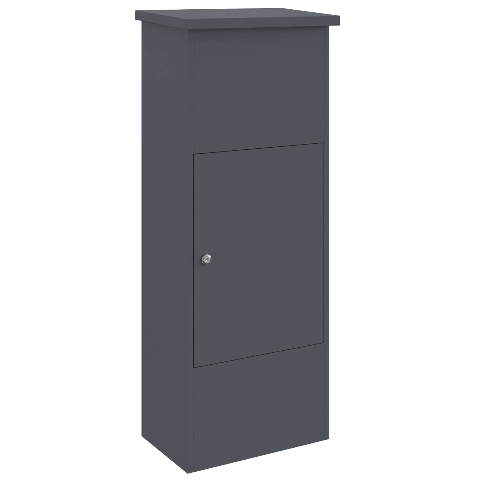 Sandučić za pakete Antracit 44,5 x 29 x 110,5 cm Čelik
