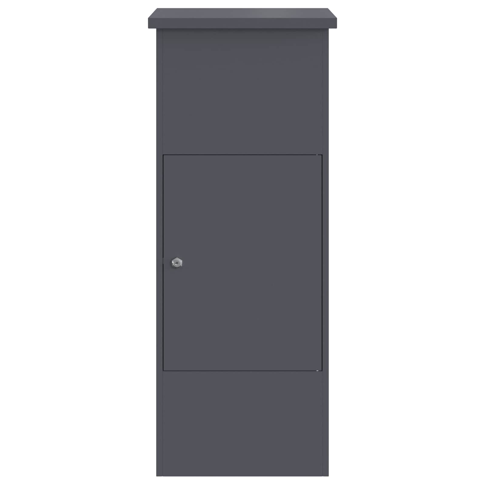 Sandučić za pakete Antracit 44,5 x 29 x 110,5 cm Čelik