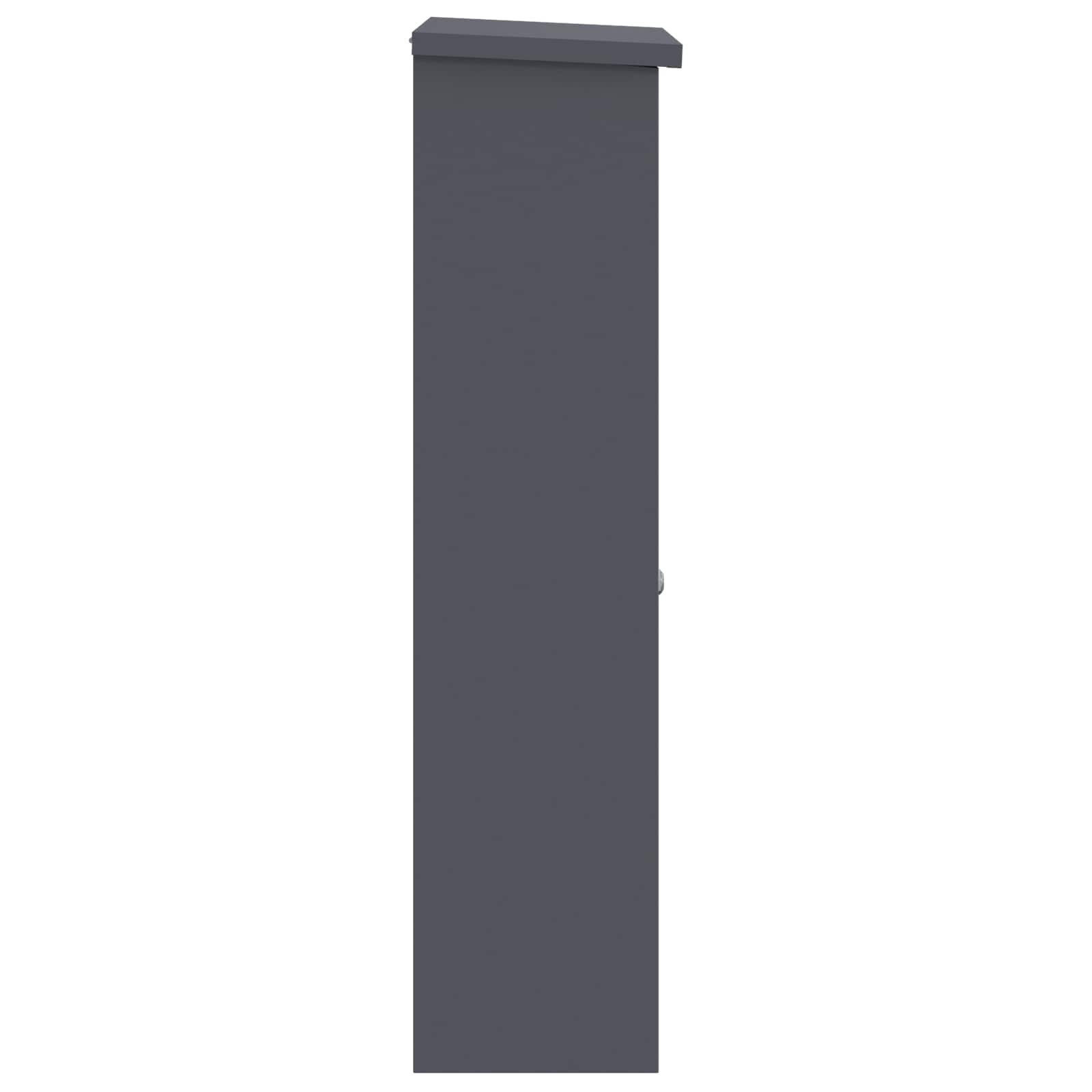 Sandučić za pakete Antracit 44,5 x 29 x 110,5 cm Čelik