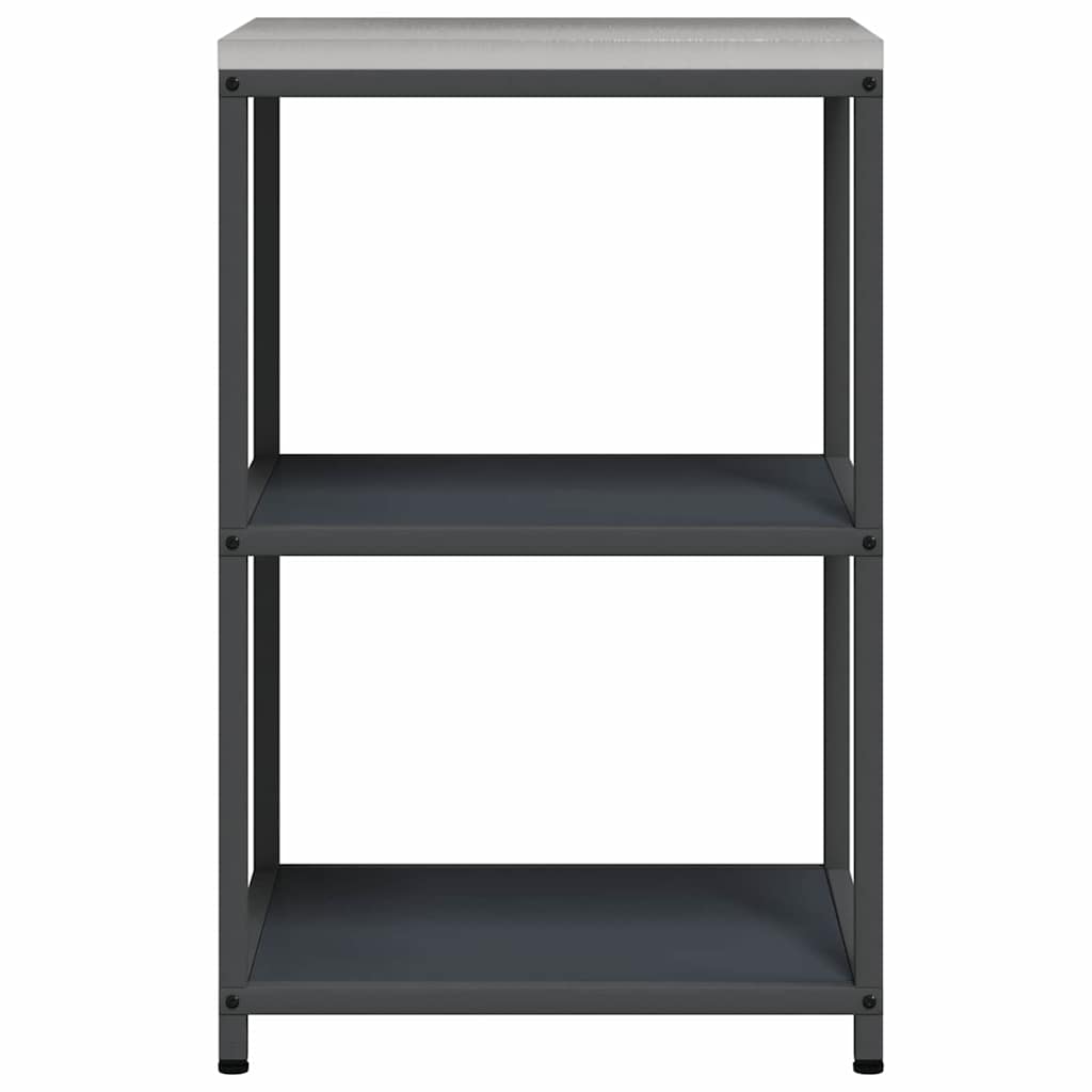 Kuhinjsko skladištenje s policom Antracit 60 x 50 x 92 cm Čelik