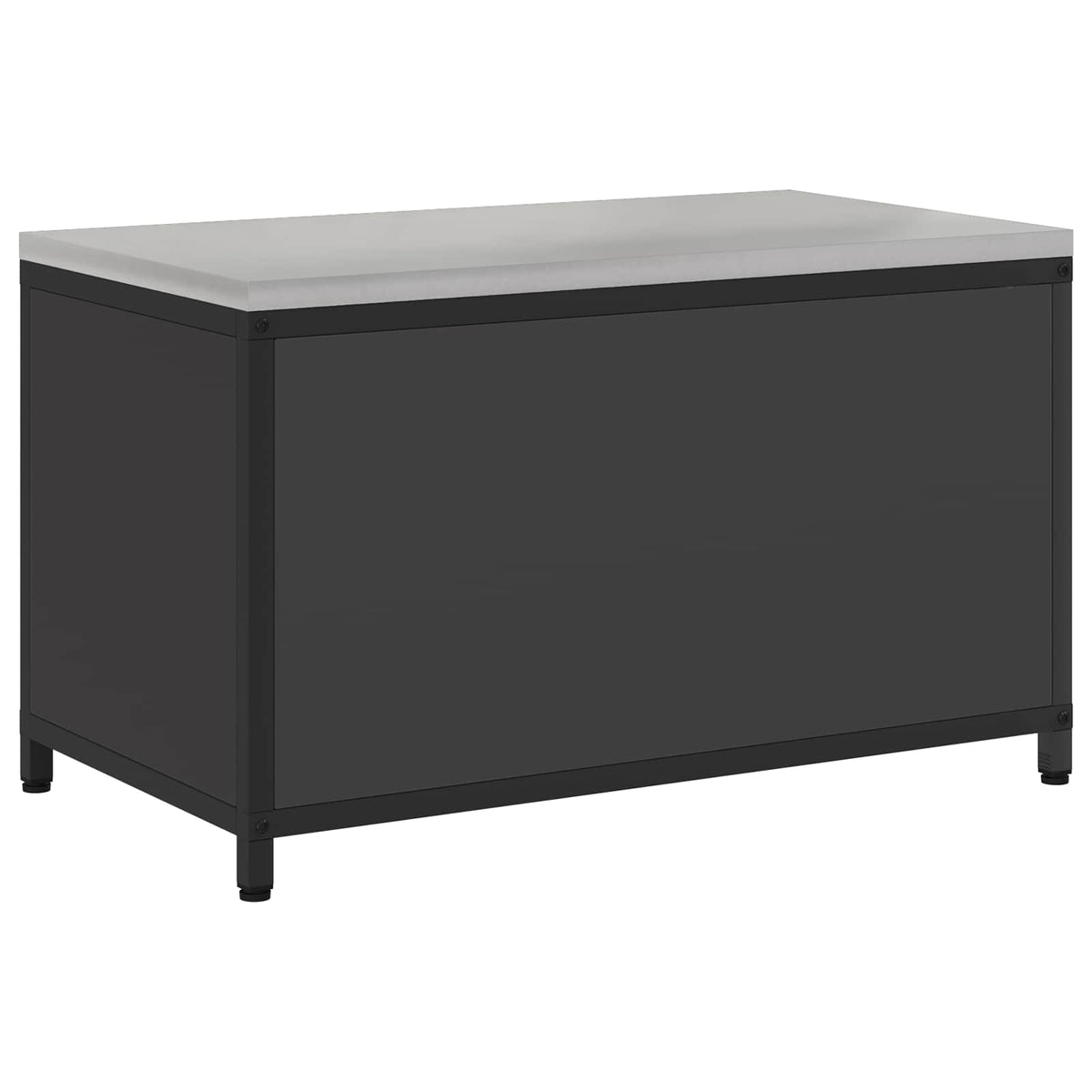 Kuhinjsko skladištenje s policom Crna 90 x 50 x 53 cm Čelik