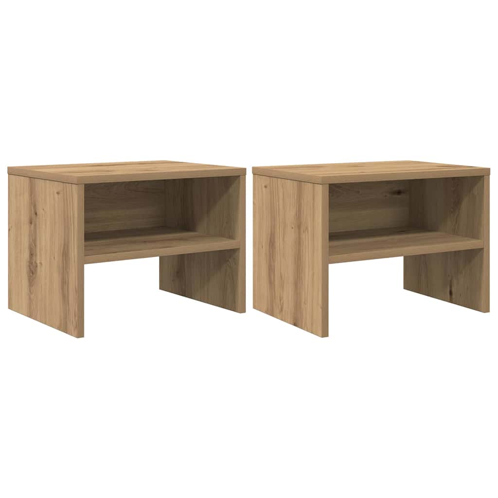 Noćni ormar 2 pcs hrast artisan 40 x 40 x 30 cm
