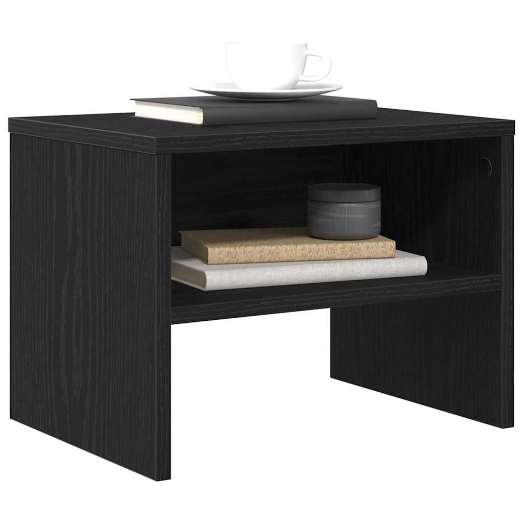 Noćni ormar Crni hrast 40 x 40 x 30 cm Konstruirano drvo