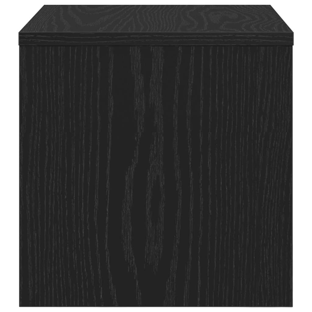 Noćni ormar Crni hrast 40 x 40 x 30 cm Konstruirano drvo