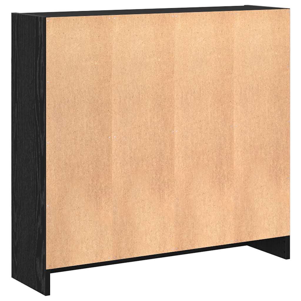 Polica Crni hrast 80 x 24 x 76 cm Konstruirano drvo