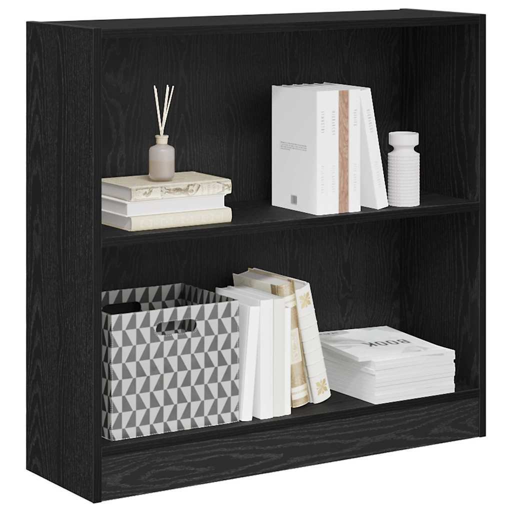 Polica Crni hrast 80 x 24 x 76 cm Konstruirano drvo