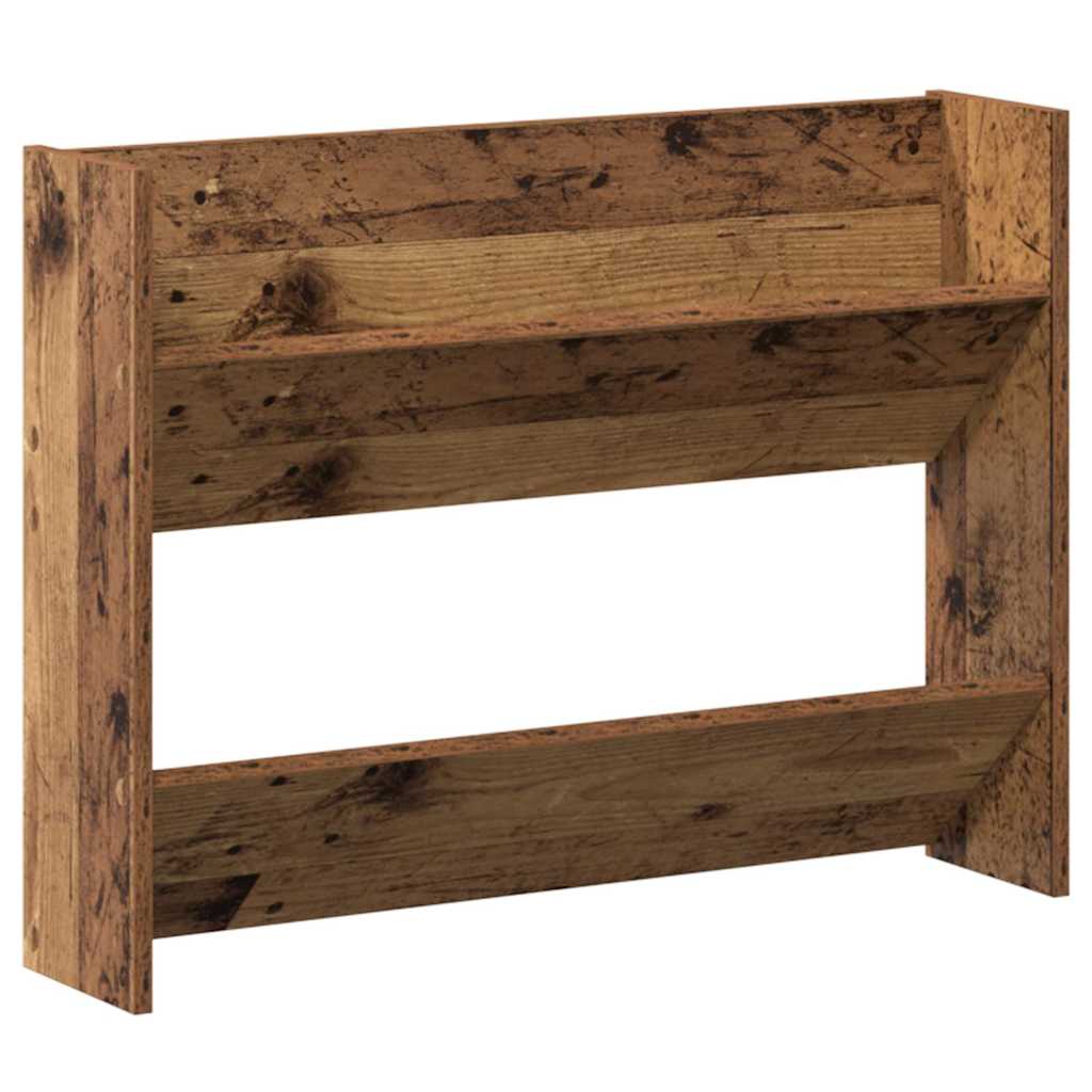 Ormar za cipele s policom 2 pcs Staro drvo 80 x 18 x 60 cm
