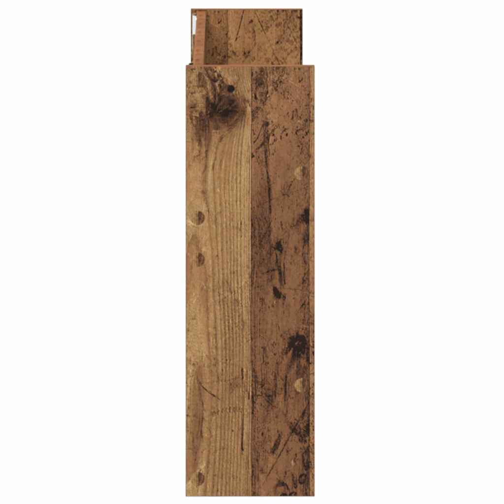 Ormar za cipele s policom 2 pcs Staro drvo 80 x 18 x 60 cm