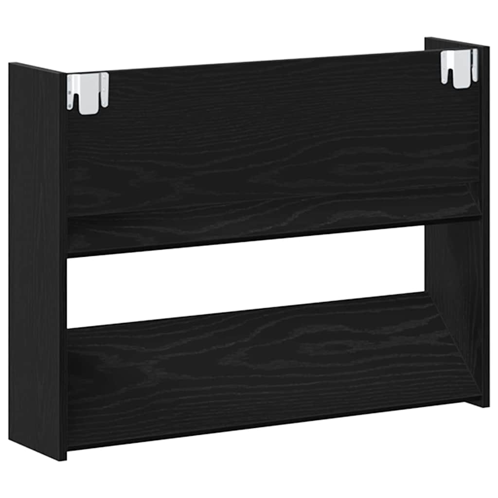 Ormar za cipele Crni hrast 82 x 18 x 60 cm Konstruirano drvo