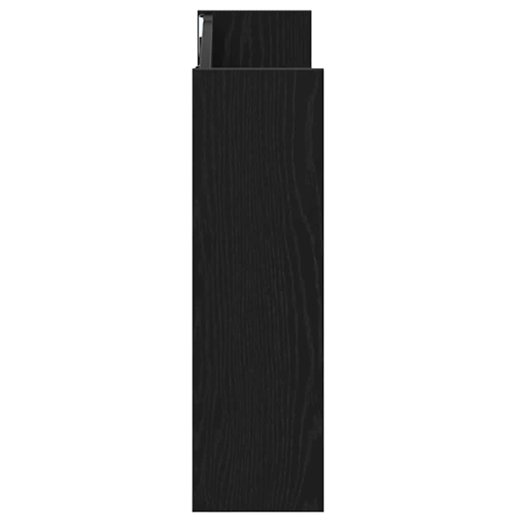 Ormar za cipele s policom 2 pcs Crni hrast 83 x 18 x 60 cm