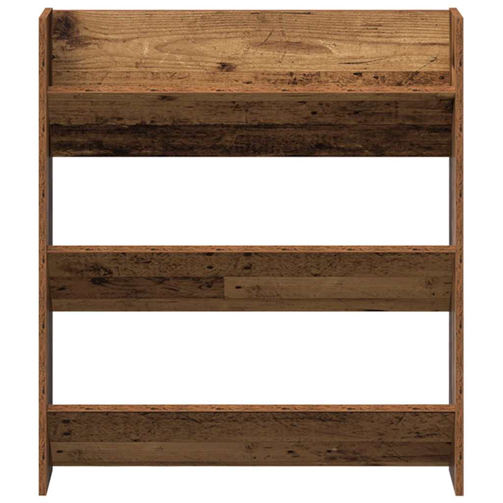 Ormar za cipele s policom 2 pcs Staro drvo 84 x 18 x 90 cm