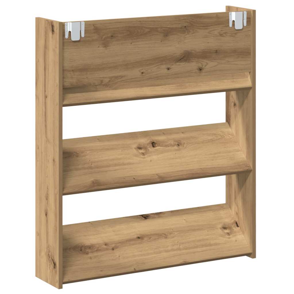Ormar za cipele Zidne 2 pcs Umjetnički hrast 85 x 18 x 90 cm