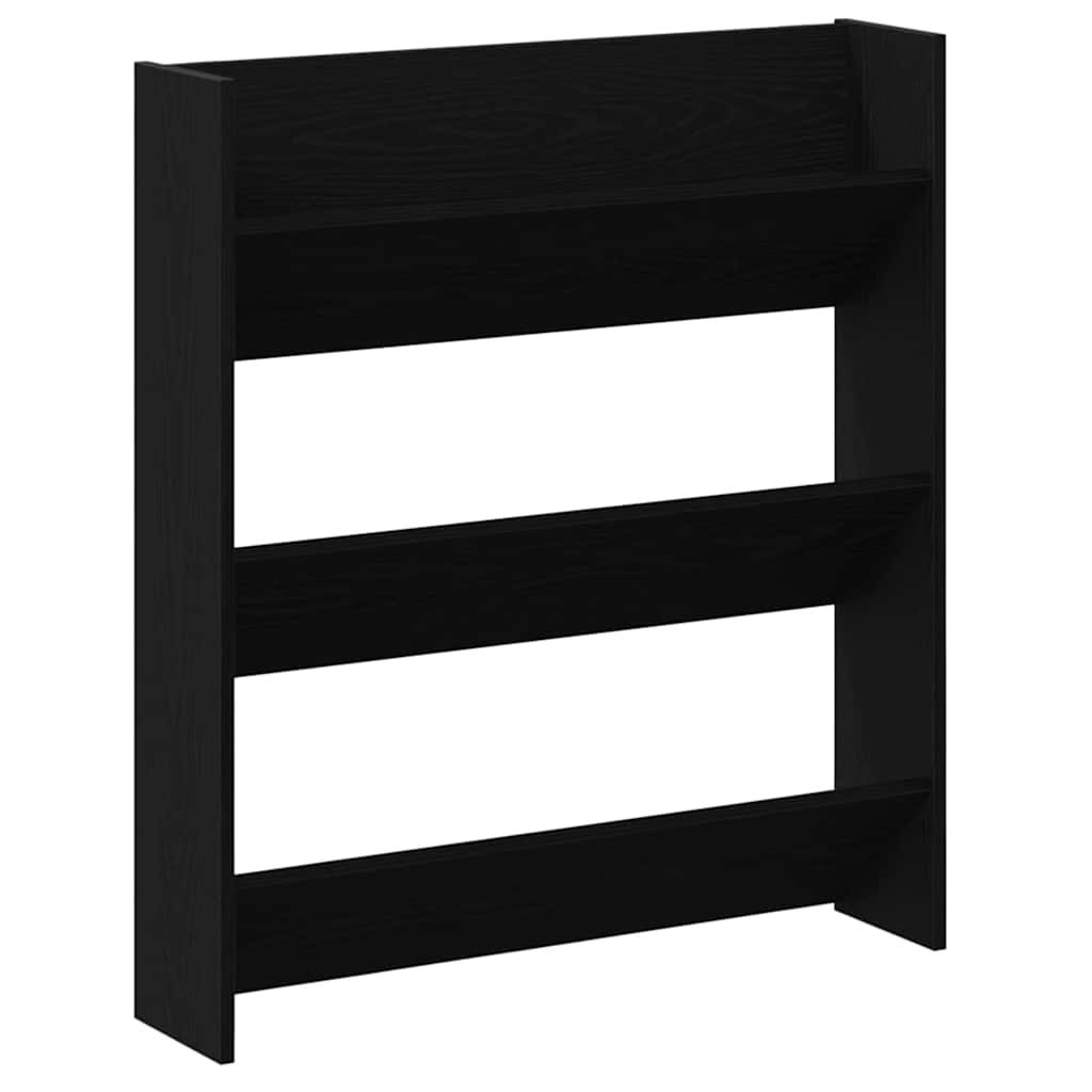 Ormar za cipele s policom 2 pcs Crni hrast 86 x 18 x 90 cm