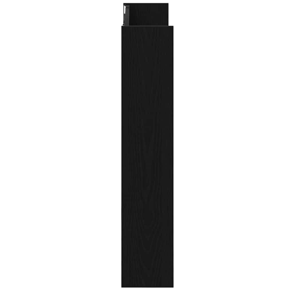 Ormar za cipele s policom 2 pcs Crni hrast 86 x 18 x 90 cm