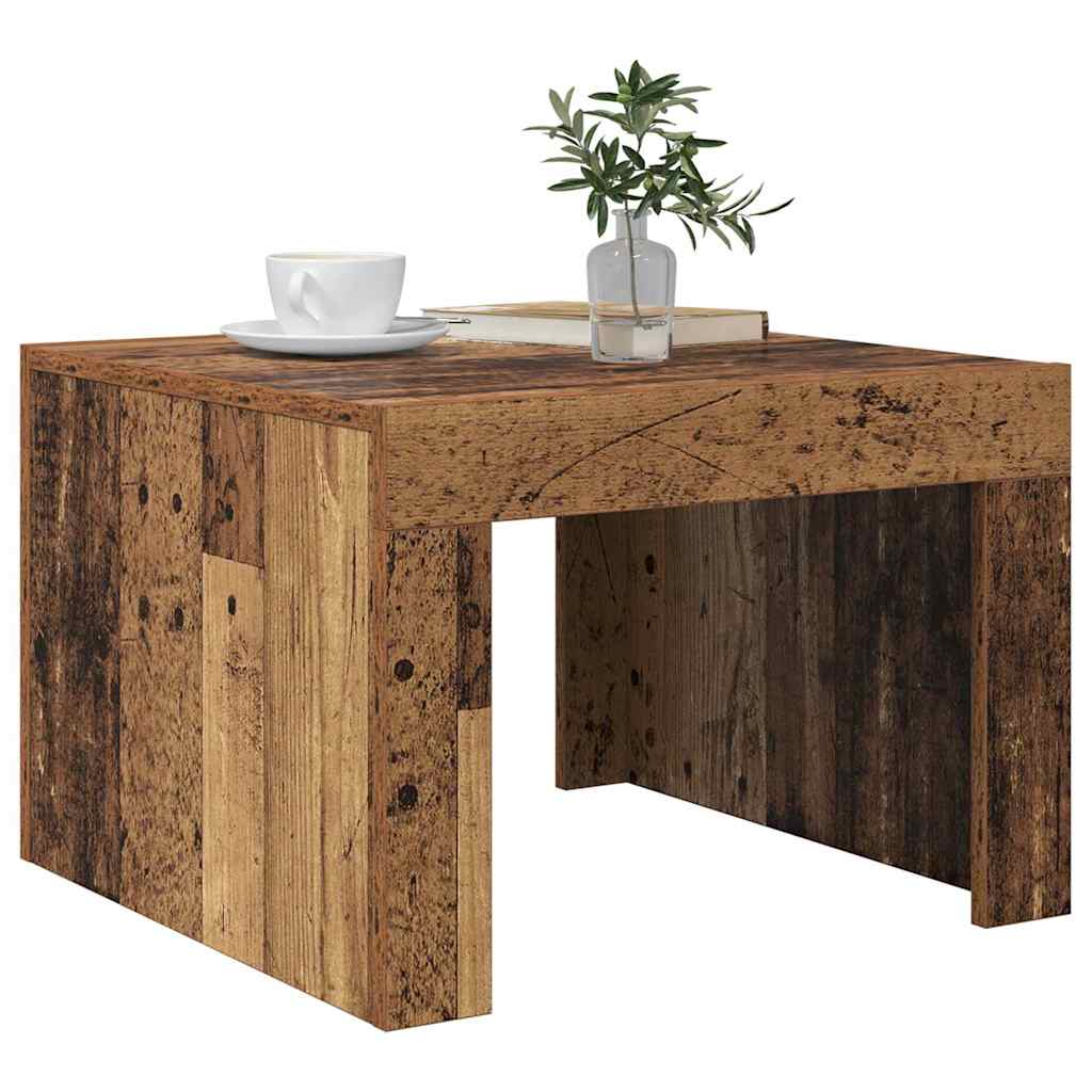Kava Stol Staro drvo 50 x 50 x 35 cm Konstruirano drvo